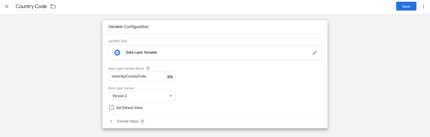 Create VisitorAPI variables in Google Tag Manager